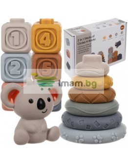 Меки сензорни блокове за бебета и деца